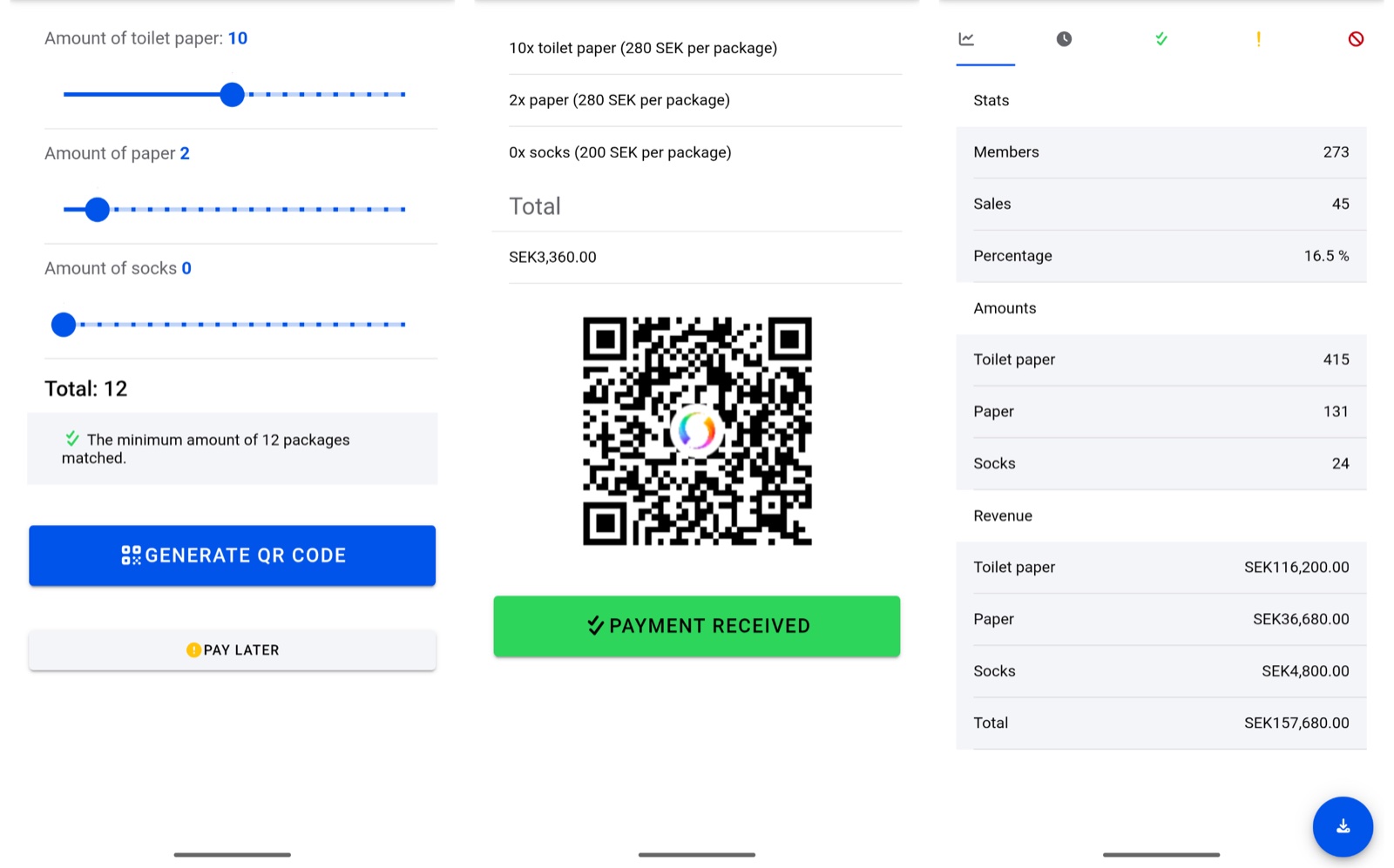 Alviks IK — App zur Papierverteilung